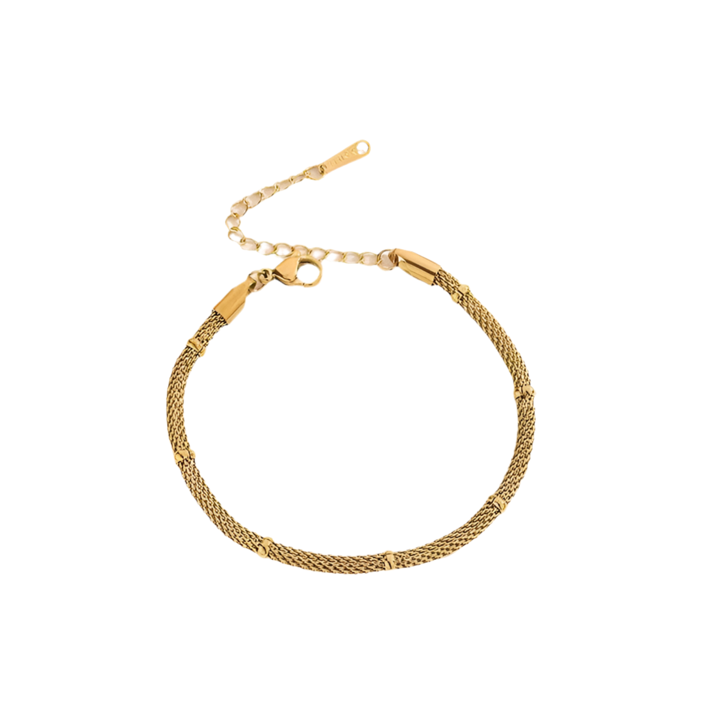 The Mesh Bracelet | 18kt Gold Plated